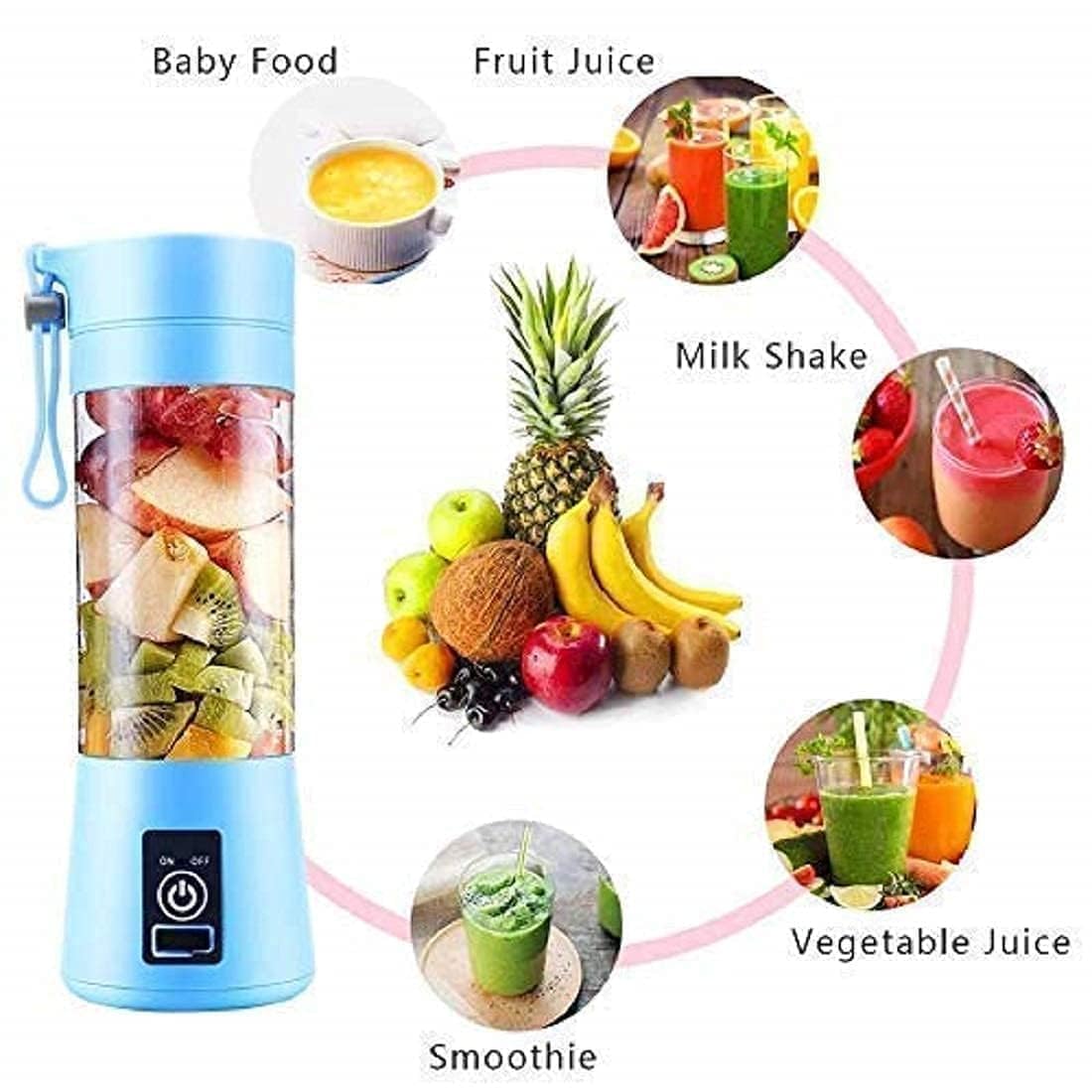 Goodward™ Blender Bottle – Protein Shaker & Smoothie Mixer