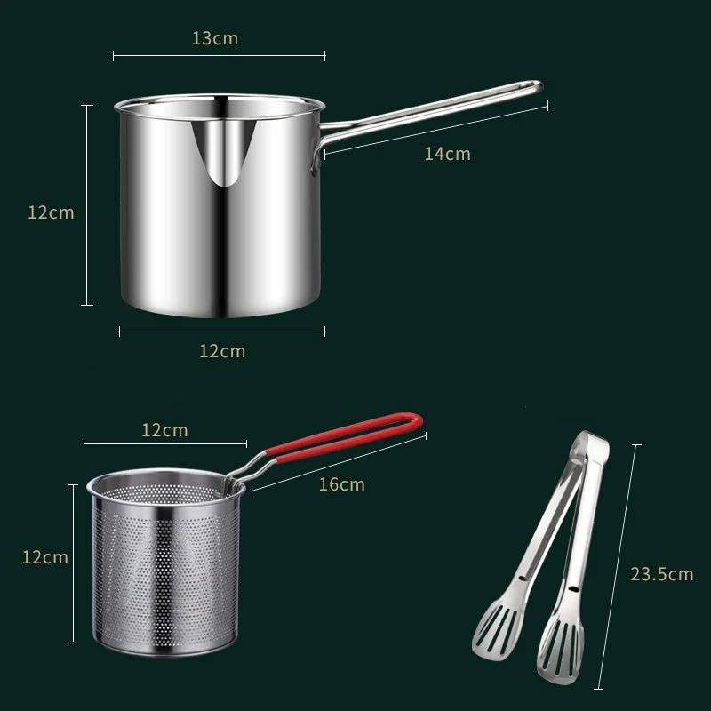 🔥 304 Stainless Steel Multifunctional Fryer