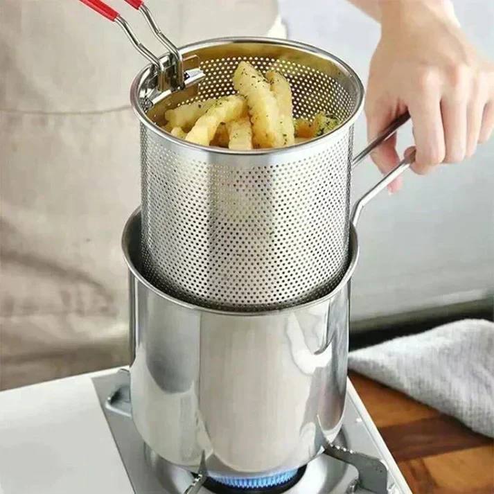 🔥 304 Stainless Steel Multifunctional Fryer